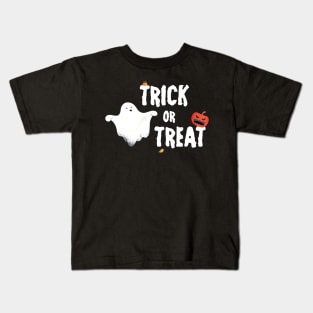 Trick or treat cute cartoon design for Halloween Kids T-Shirt